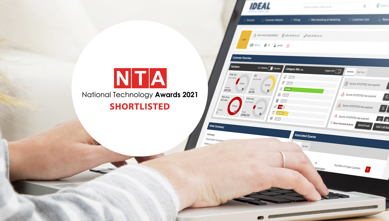 Office Power shortlisted for National Technology Awards 2021